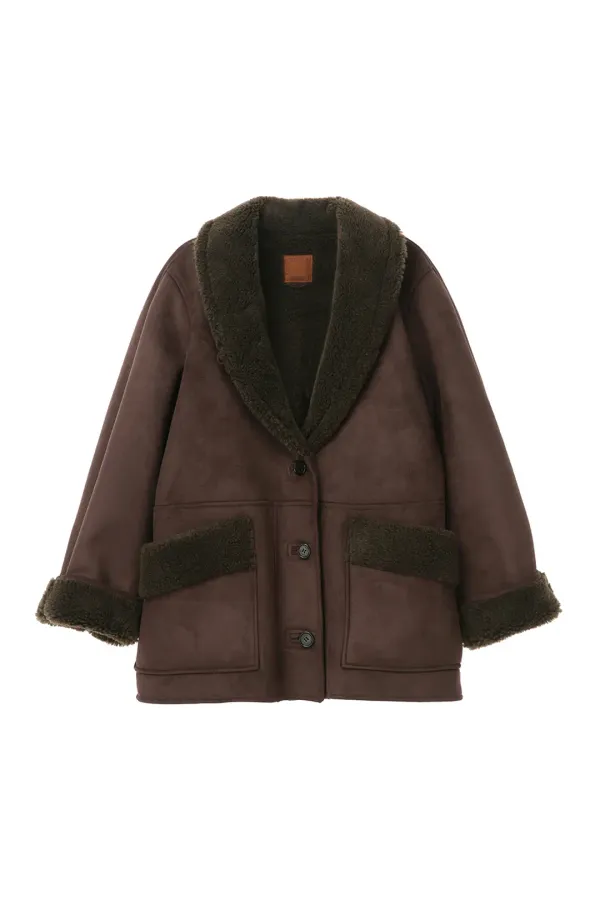 Shawl Collar Mustang, Brown