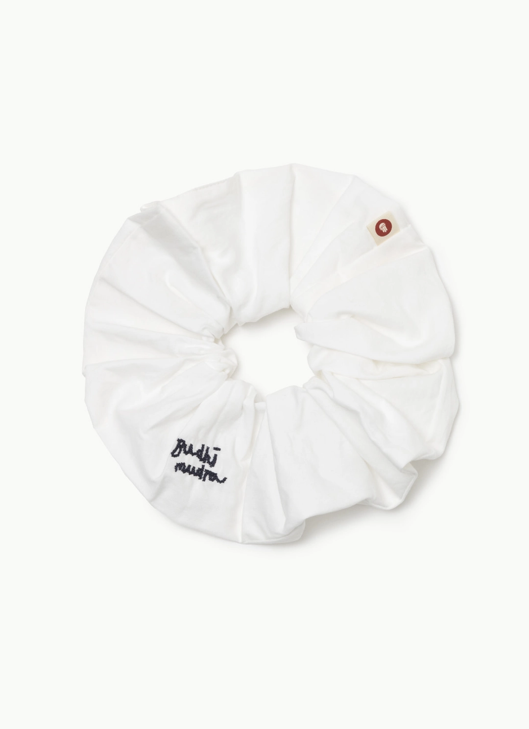부디무드라 BM wide scrunchie #2_White 상품 이미지 1