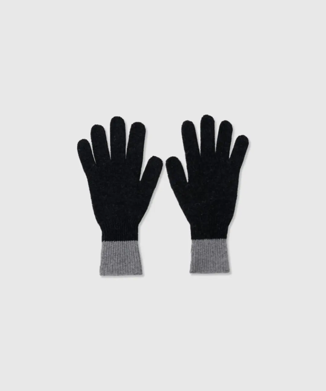 니히 Two-tone wool gloves (Charcoal) 상품 이미지 1
