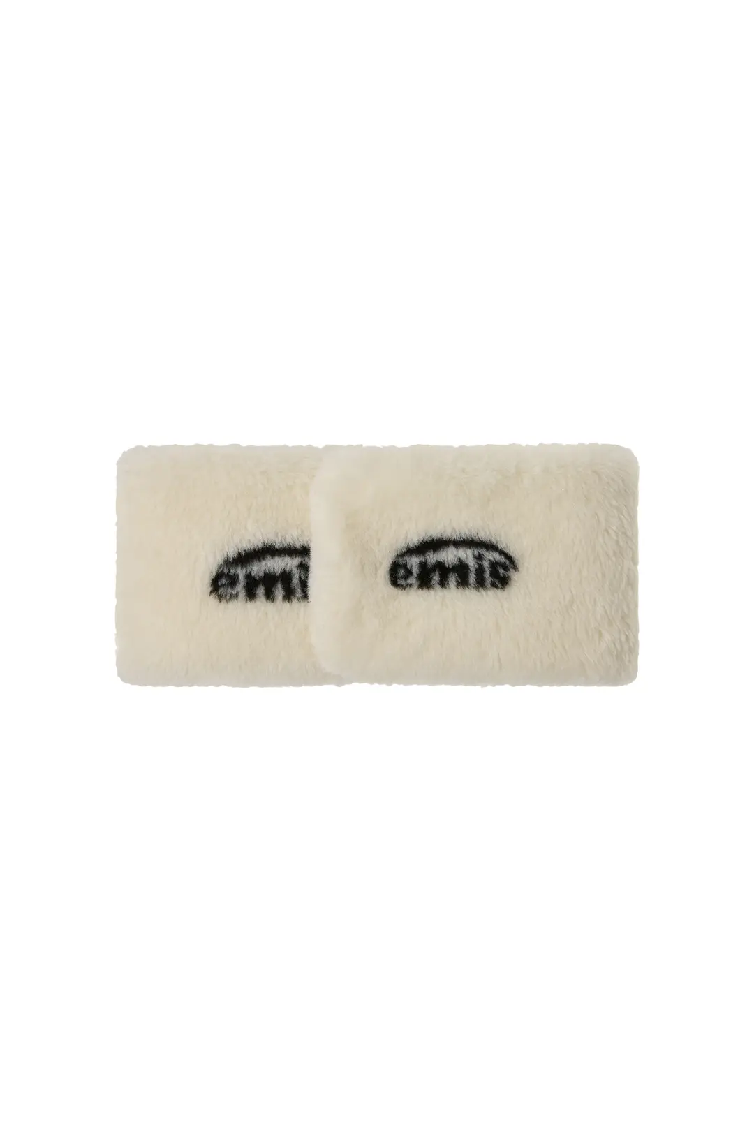 이미스 LOGO JACQUARD FUR MUFFLER-WHITE 상품 이미지 3