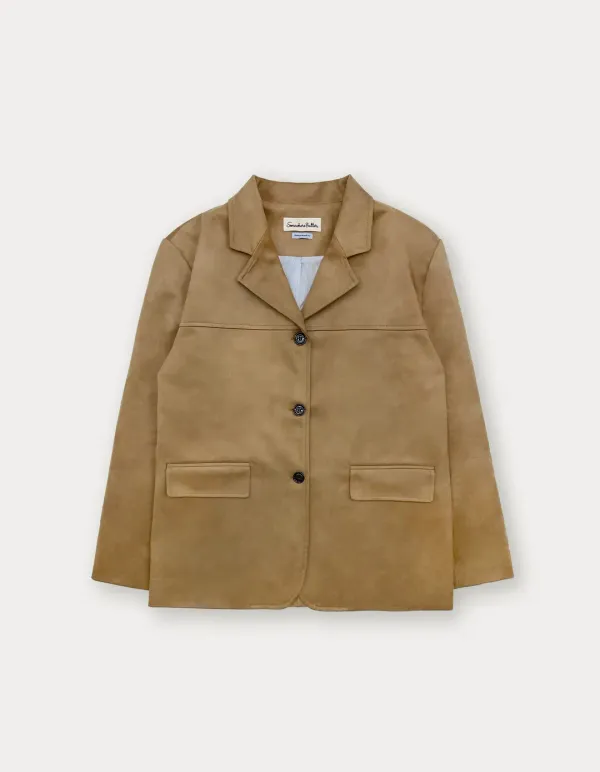 Carmel Suede Jacket - Beige