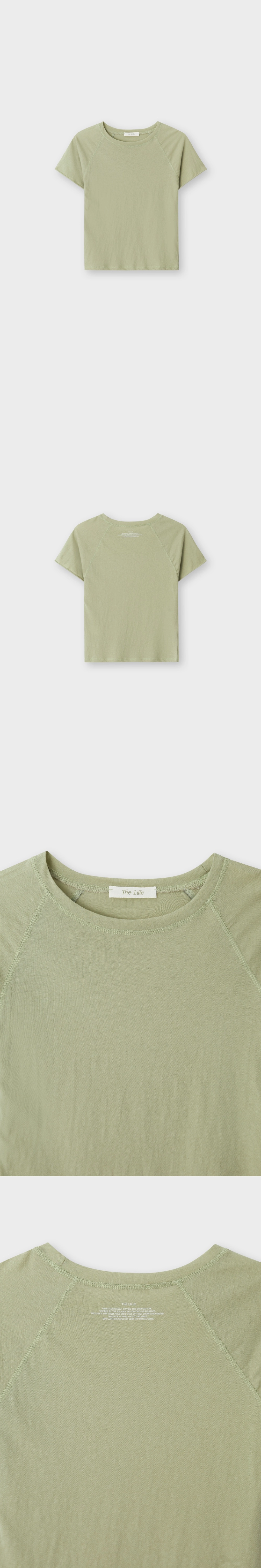 더릴 Vintage Raglan Tee_Olive 상품 이미지 1