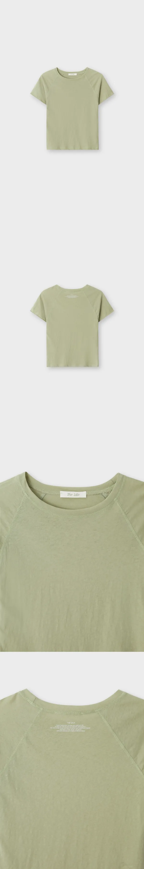 Vintage Raglan Tee_Olive