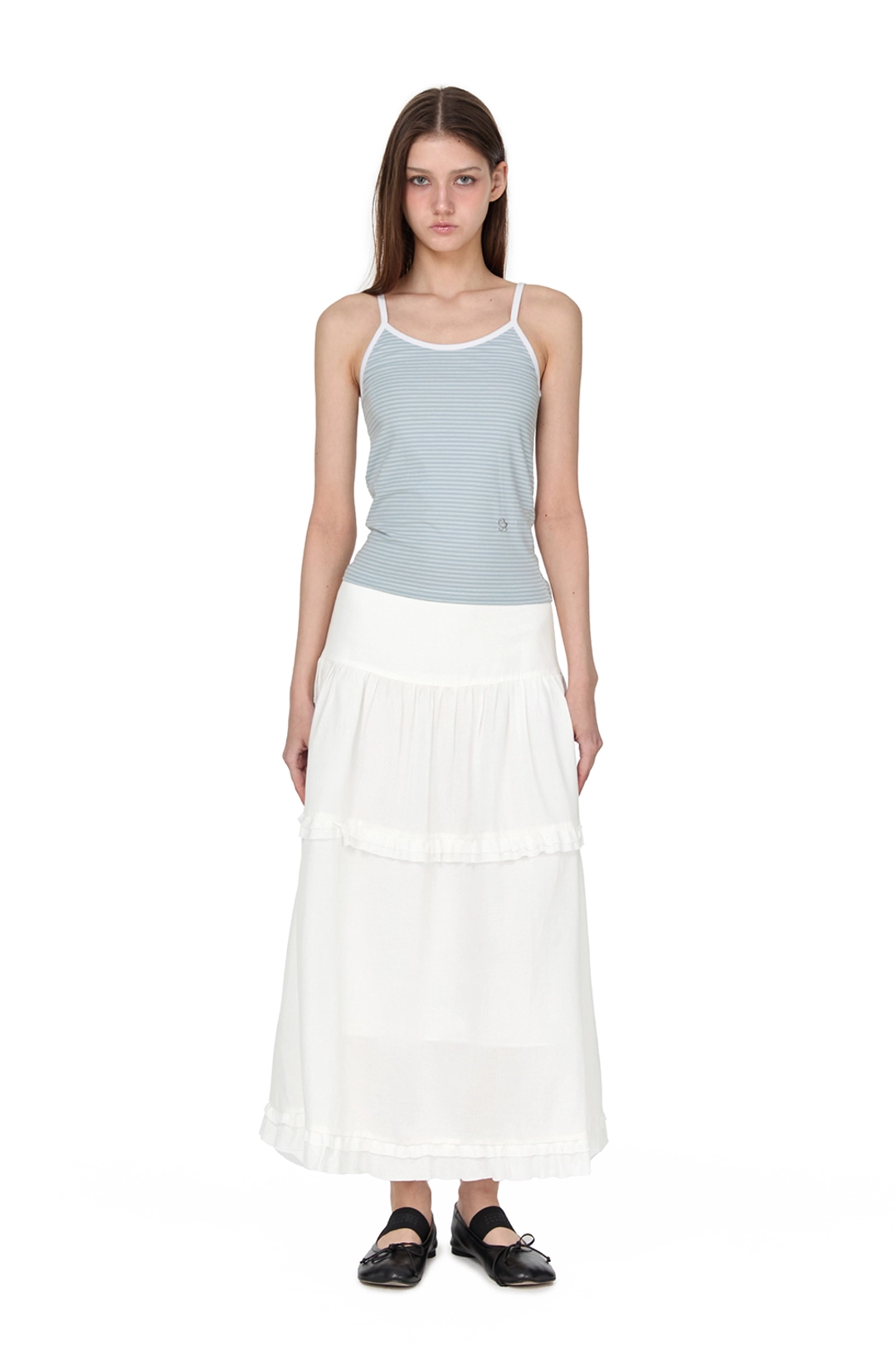 썬번프로젝트 SUNBURN BASIC SLEEVELESS TOP, SKY BLUE 상품 이미지 2