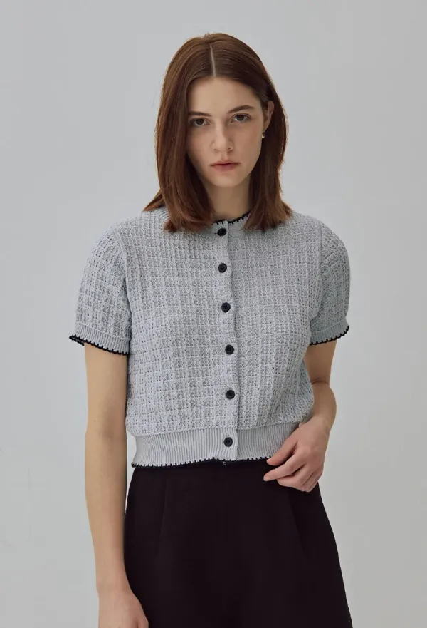 DAHLIA BUTTON CARDIGAN