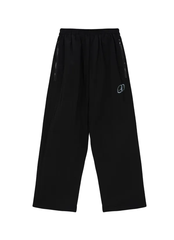 WOODY WINDBREAKER PANTS / BLACK