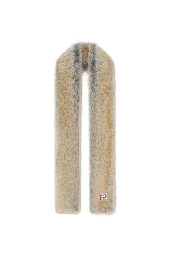 FAUX FUR SCARF (BROWN)