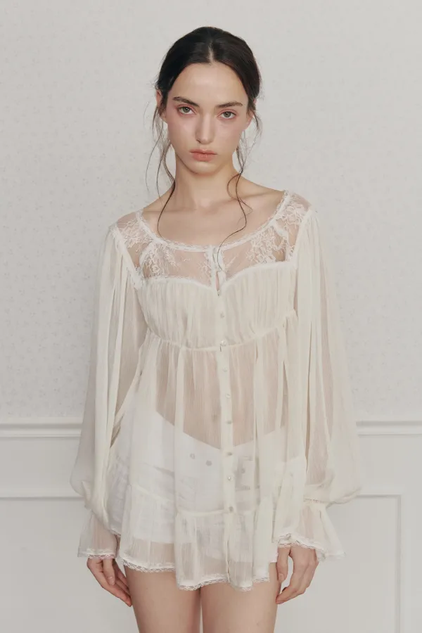 MOONRISE BLOUSE cream