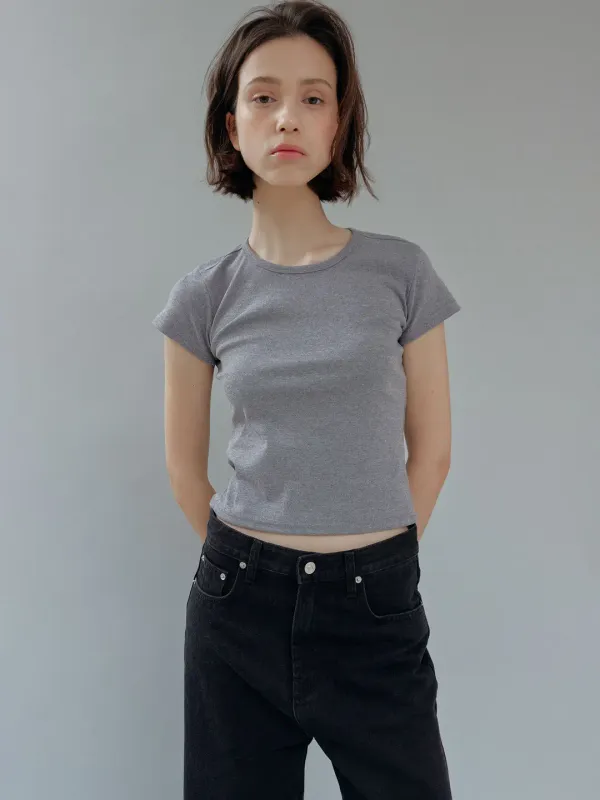 pure flex half t-shirts (melange)