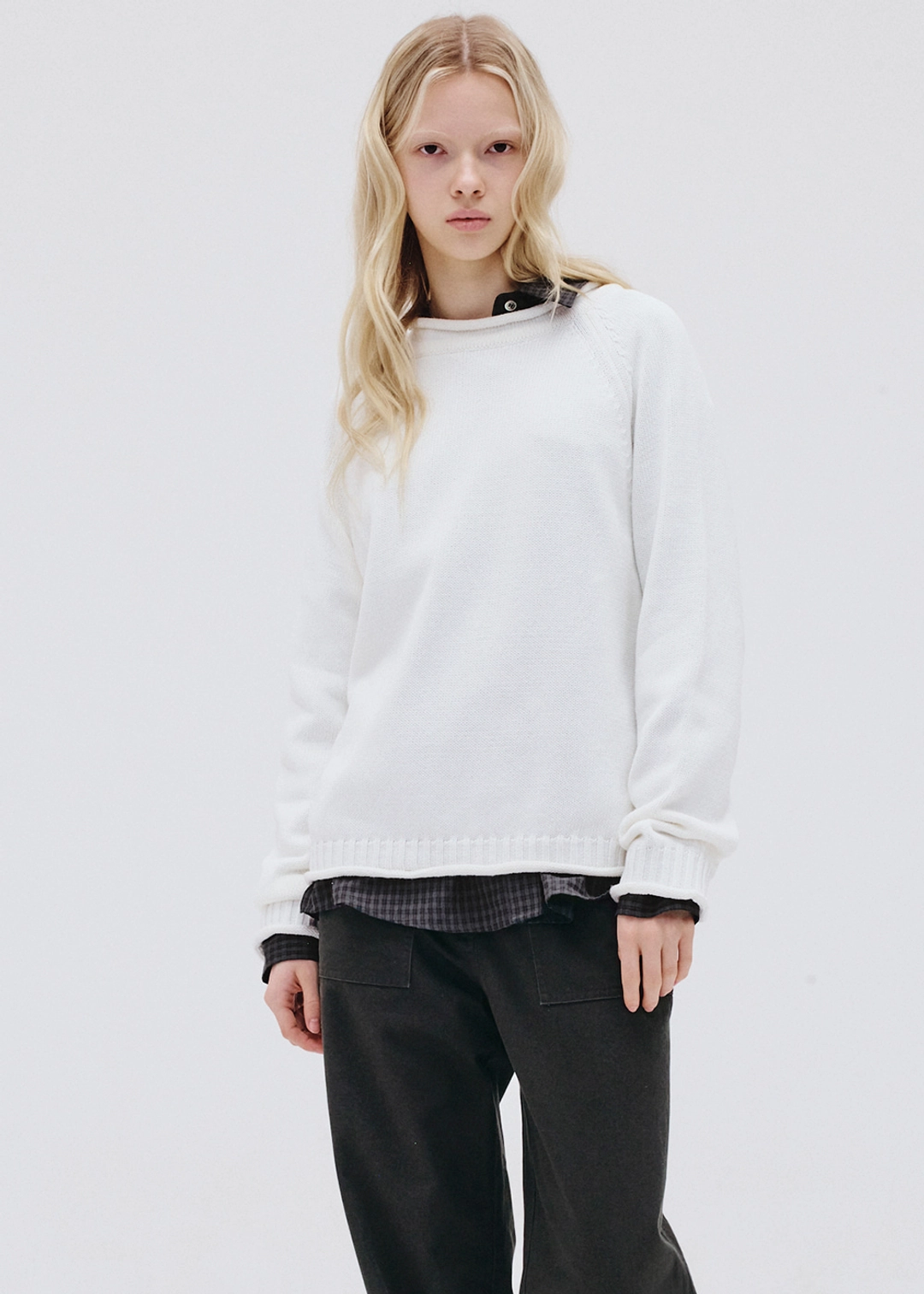 블루브릭 Rolled neck knit (ivory) 상품 이미지 3