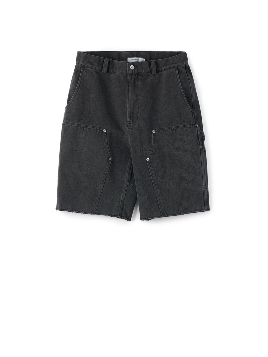 파르티멘토 Cut-Off Carpenter Shorts_Washed Black 상품 이미지 3