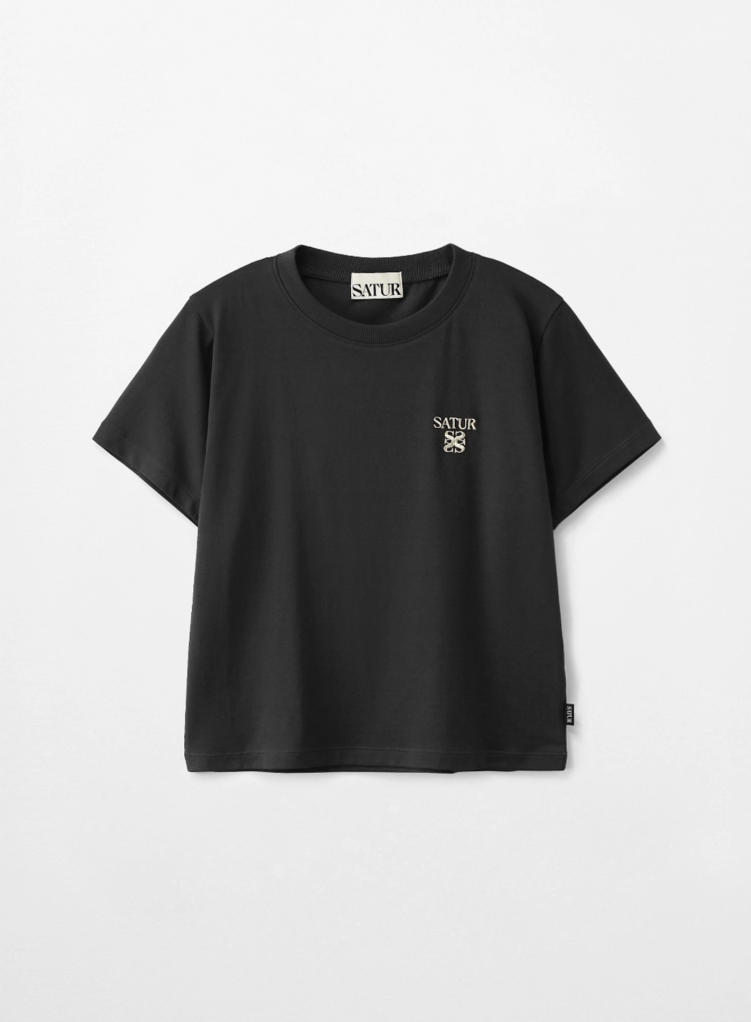 세터 (W) Essential Slim Fit T-Shirt - Charcoal 상품 이미지 1