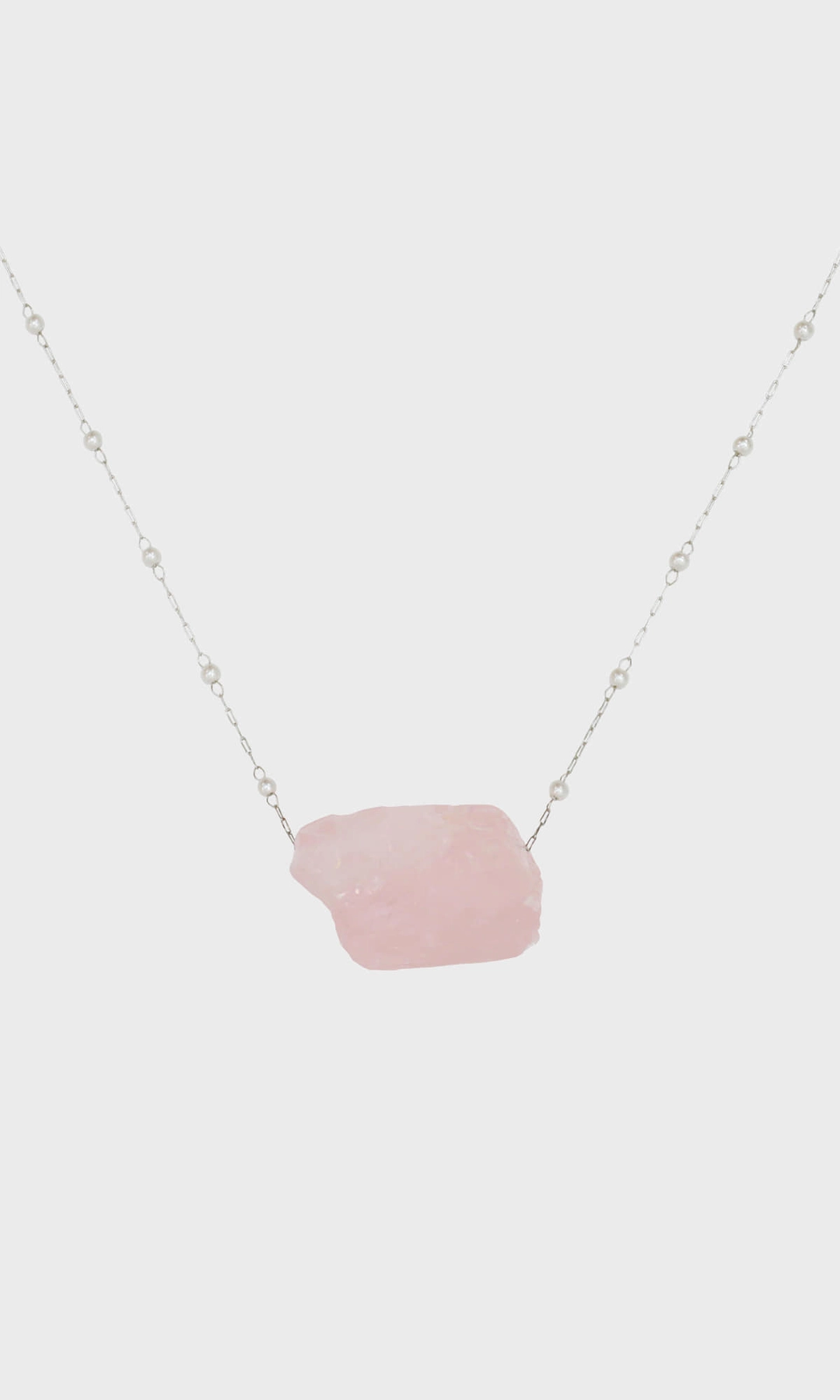 제이청 Moonstone Necklace_Light Pink 상품 이미지 1