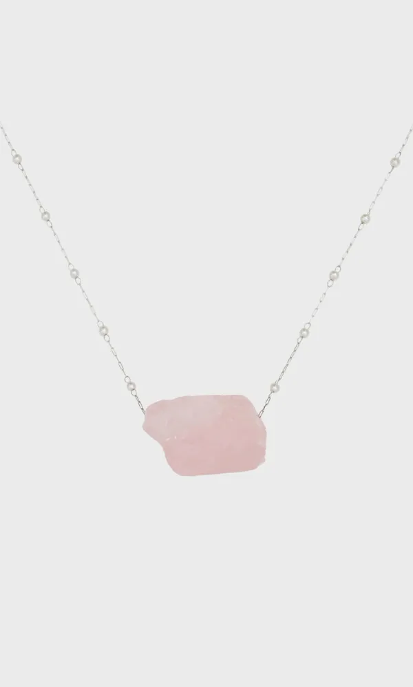 Moonstone Necklace_Light Pink