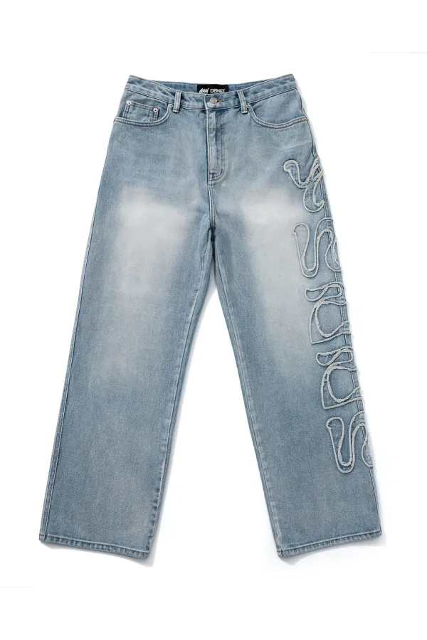 [GGUM X DEINET] DENIM PANTS IN BLUE - M