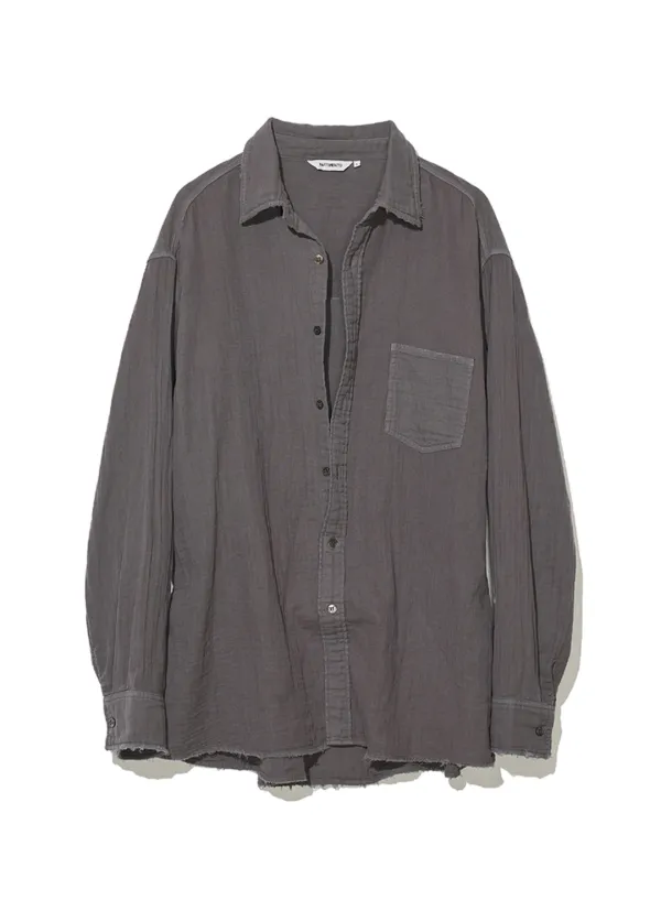 Pigment Raw Natural Shirts_Charcoal