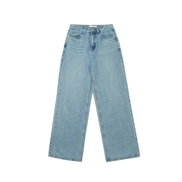 Relaxed Fit Denim Pants (medium blue)