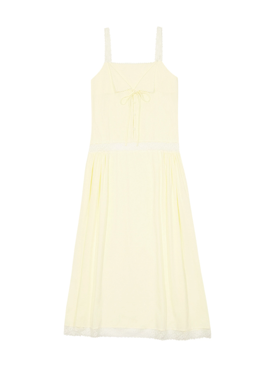마가린핑거스 LACE BELLE LONG ONE-PIECE (LIGHT YELLOW) 상품 이미지 1