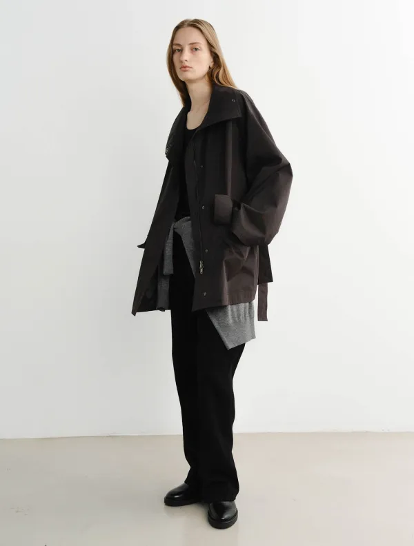 Paige Utility Jacket (Charcoal)