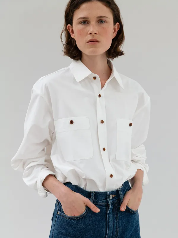 [2nd] Earl utility shirt_off white