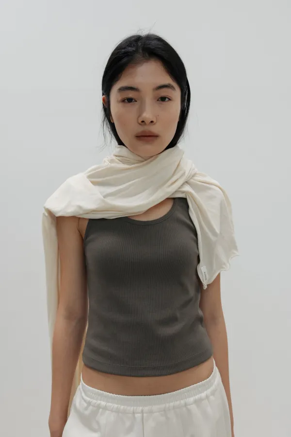 Essential Halter Top (Khaki)