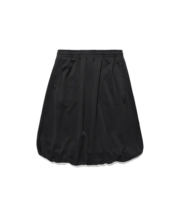 glory balloon lace track jersey skirt[black]