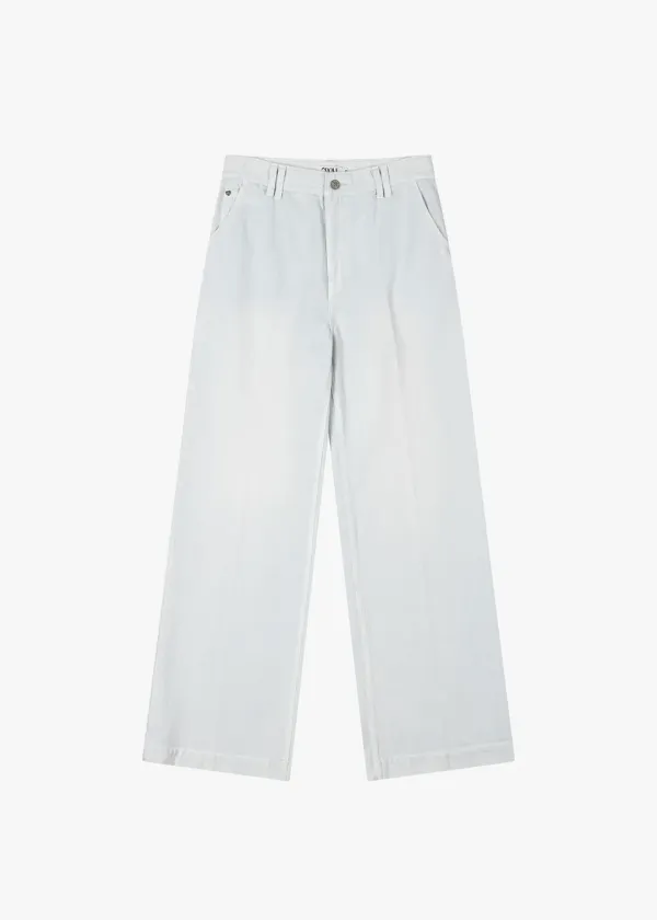 MAT STRAIGHT DENIM PANTS [2COLOR]