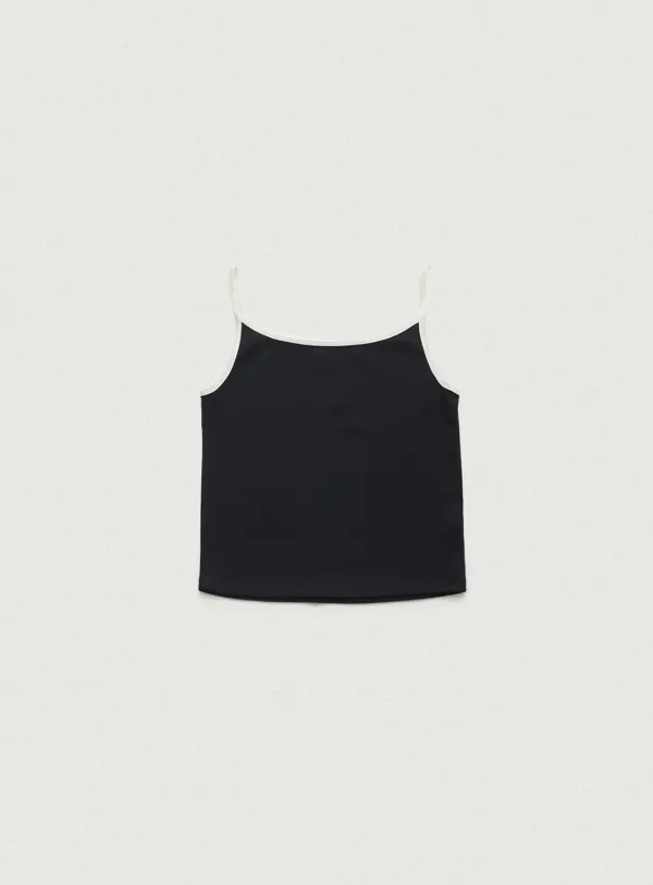 Tide Cami Sleeveless Top_Black