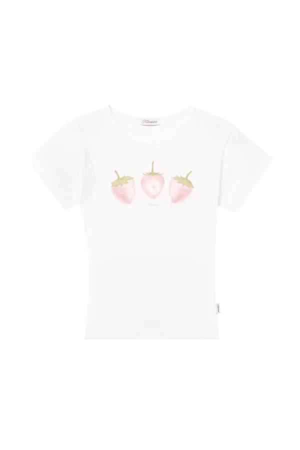 Pink strawberry pastel top
