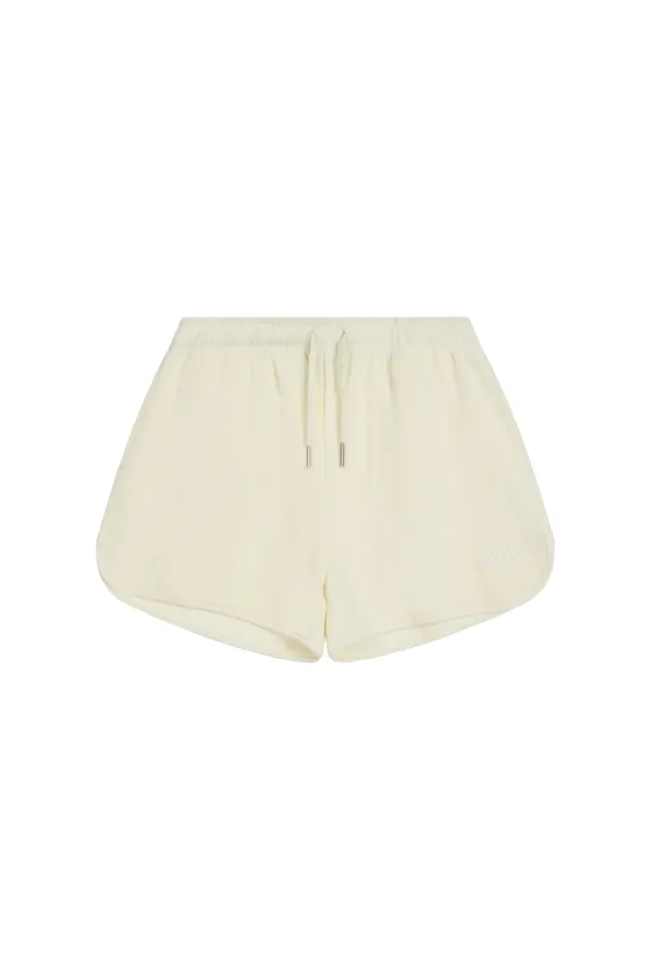 (W) TERRY SHORTS-IVORY