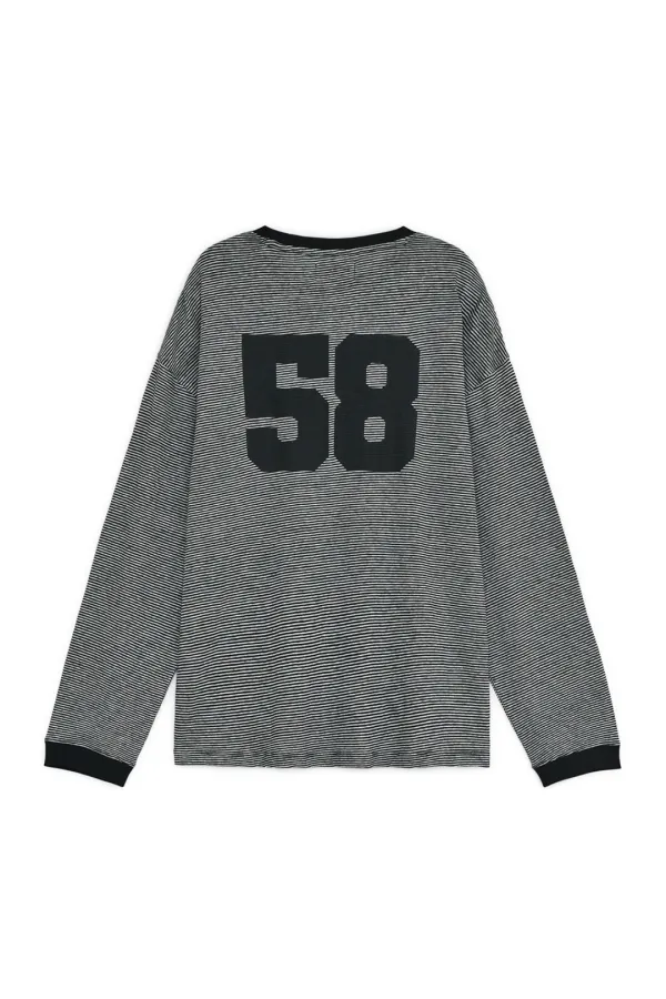 58 EASY LONG SLEEVE TOP, BLACK