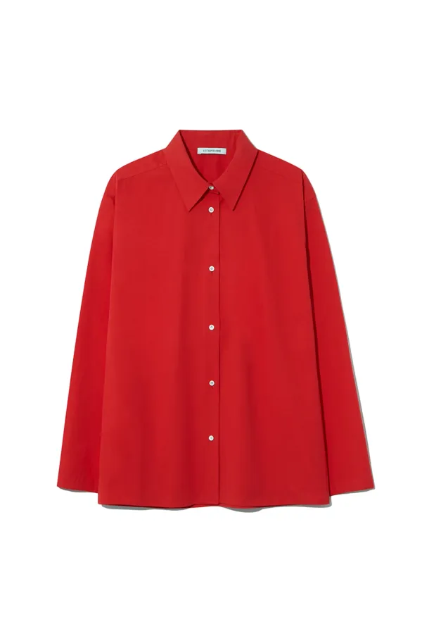 SOFTY COTTON SHIRT [DARK RED]