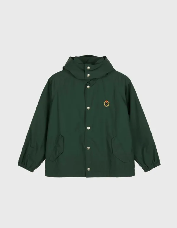 CHILDREN NYLON COACH JACKET / Green