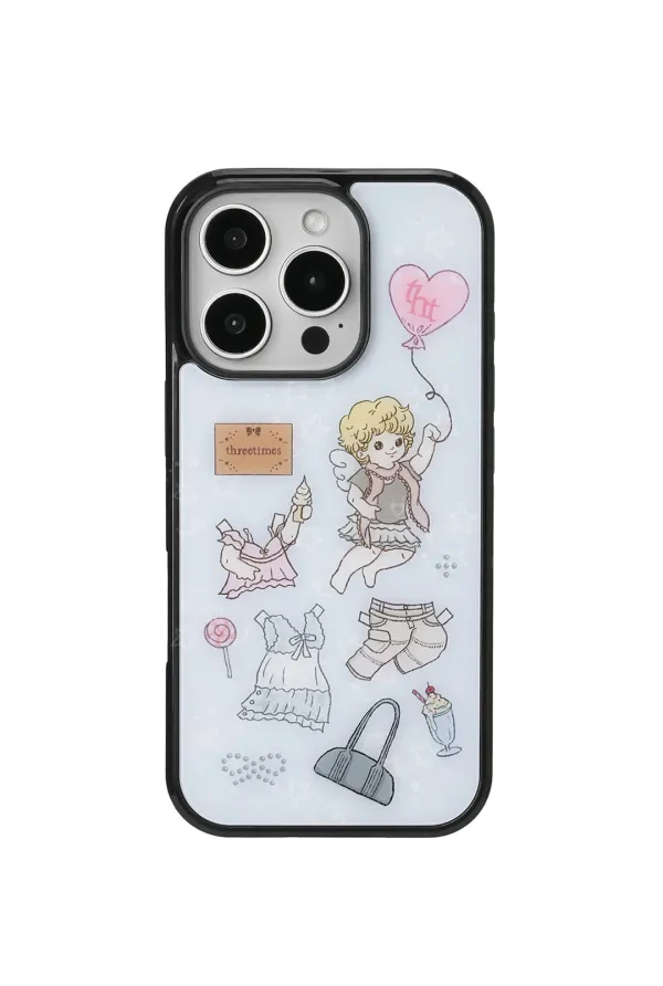 Angel dress-up iphone case