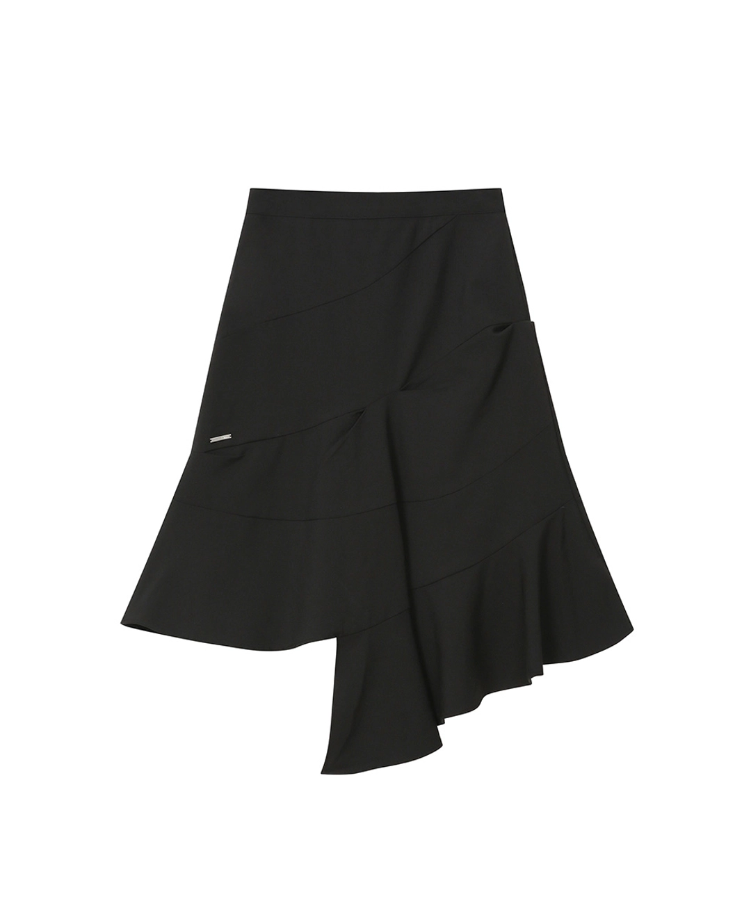 미세키서울 Diagonal midi skirt BLACK 상품 이미지 2