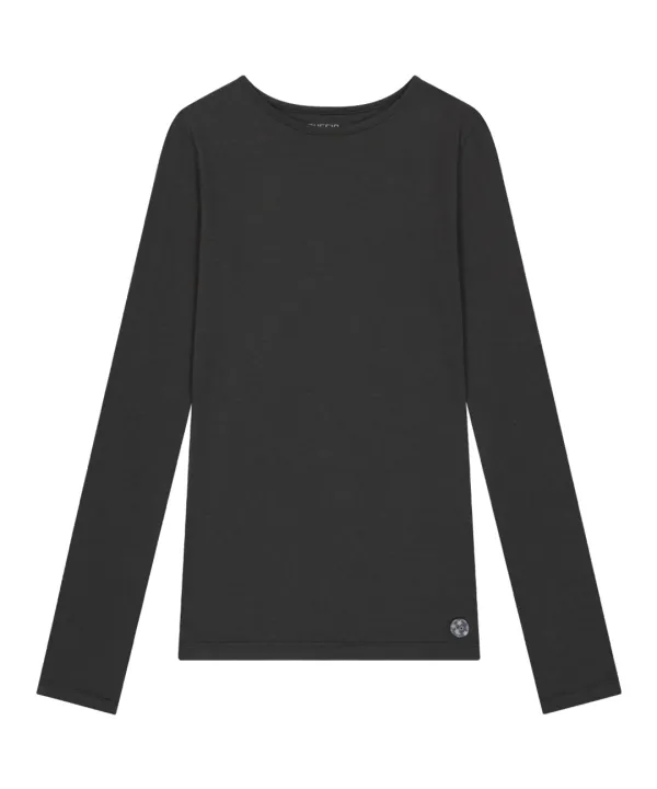 038 SOFT LONG SLEEVES CHARCOAL