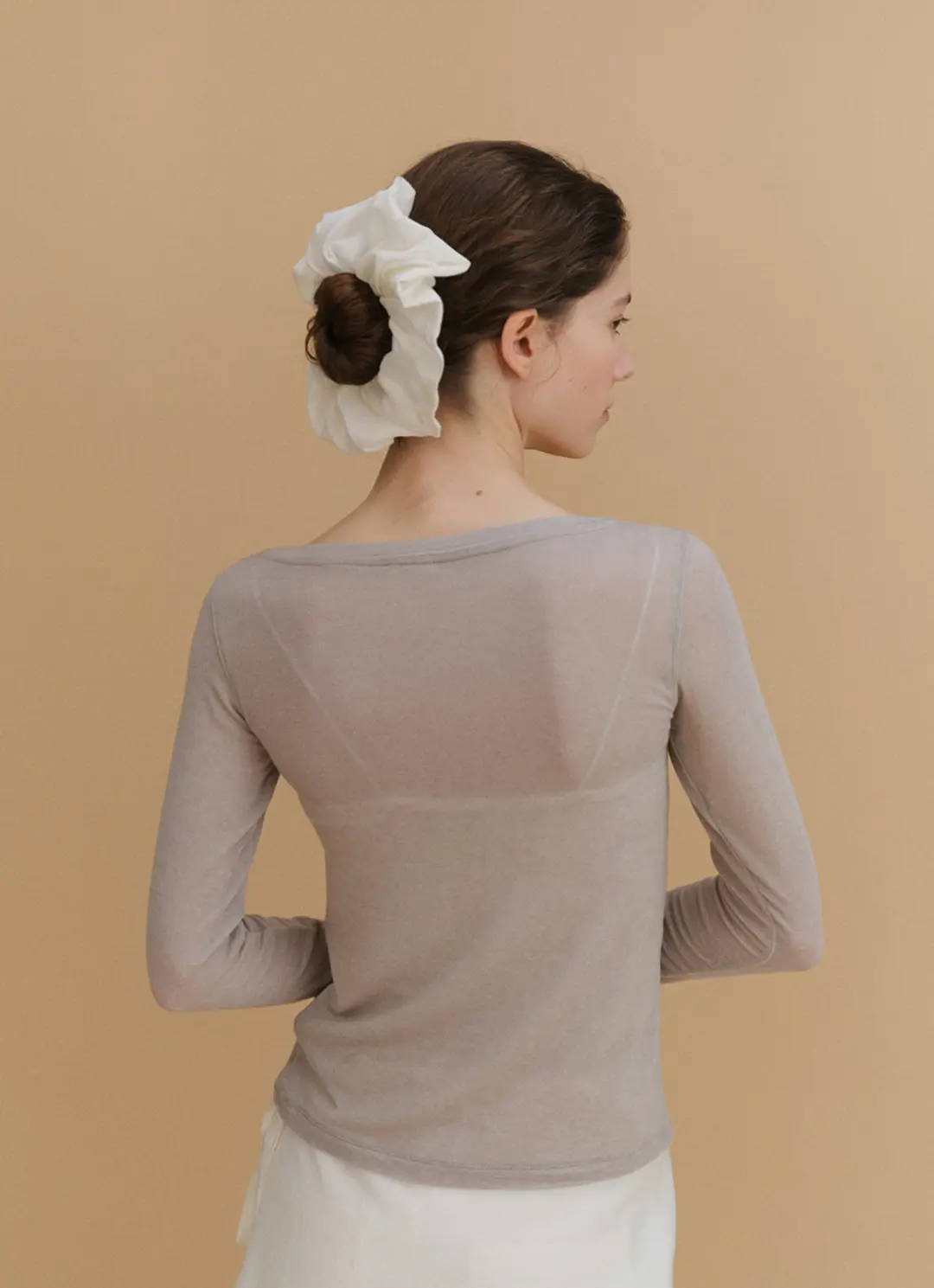 베이오드 BAIE OUD Cosy scrunch_ivory 상품 이미지 1