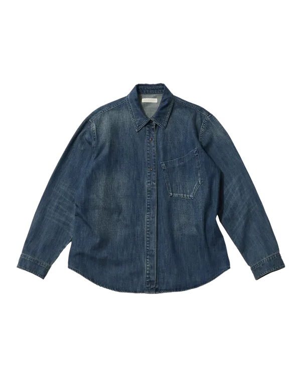 hoover denim shirt (indigo)