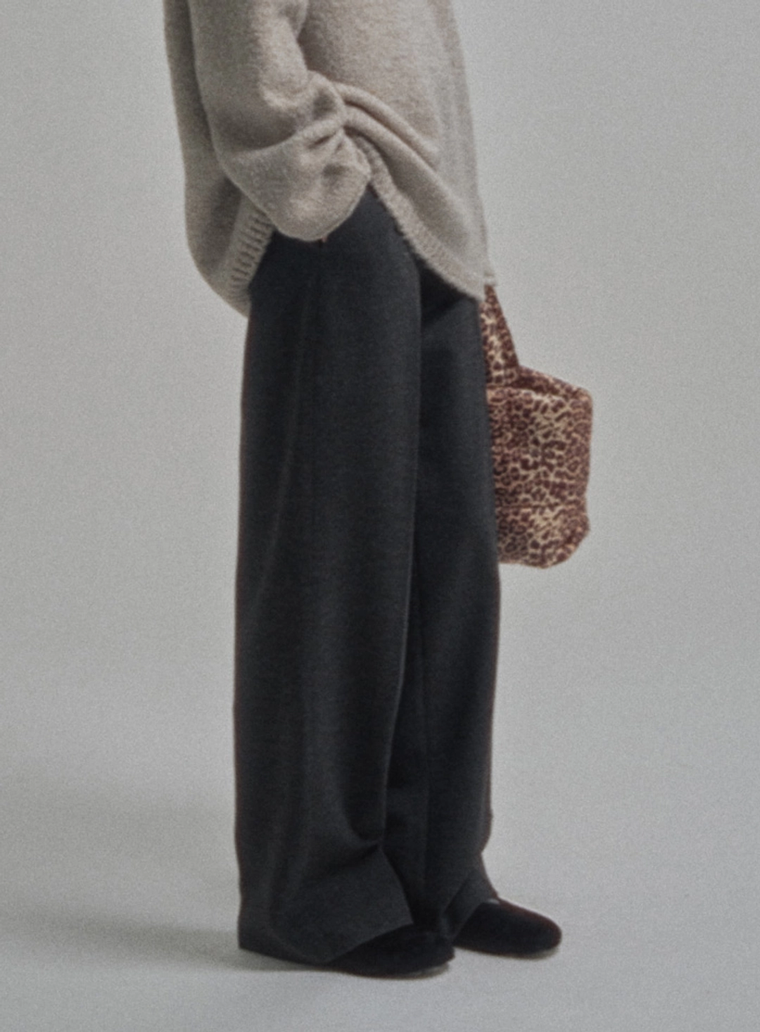 망고매니플리즈 COZY WOOL PANTS_CHARCOAL 상품 이미지 2