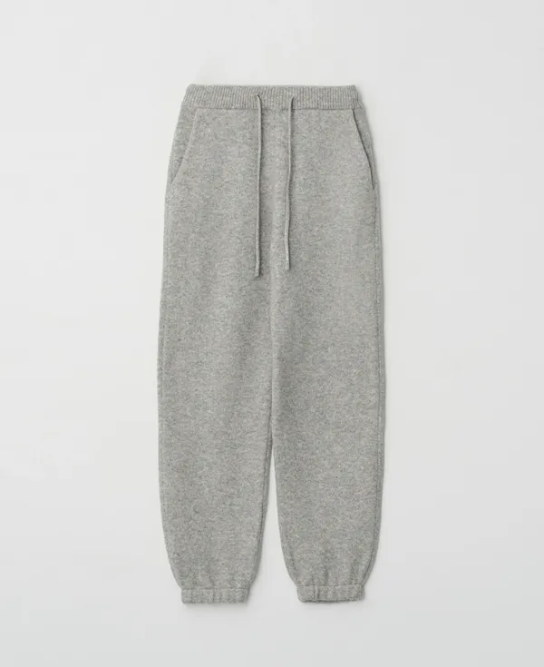 [2차] Knit Jogger Banding Pants_GREY
