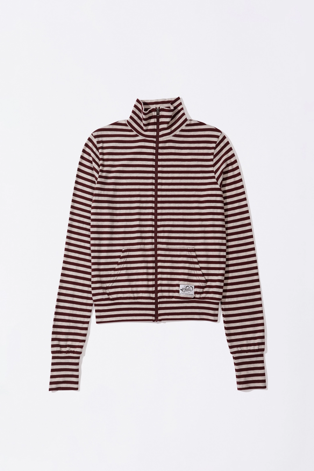 스컬프터 Light Weight Striped Jersey Burgundy 상품 이미지 1