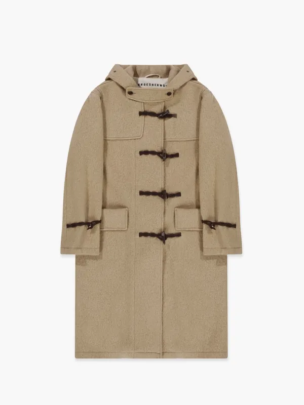 ALPACA WOOL DUFFLE COAT_beige