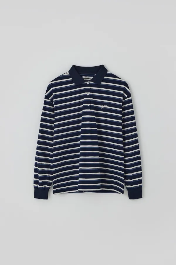 T/T Rally stripe pk t-shirt (navy)