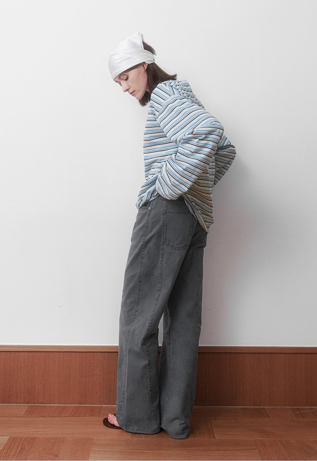 아뜰리에 나인 (PT-5745)VINTAGE WASHING COTTON PANTS 상품 이미지 2
