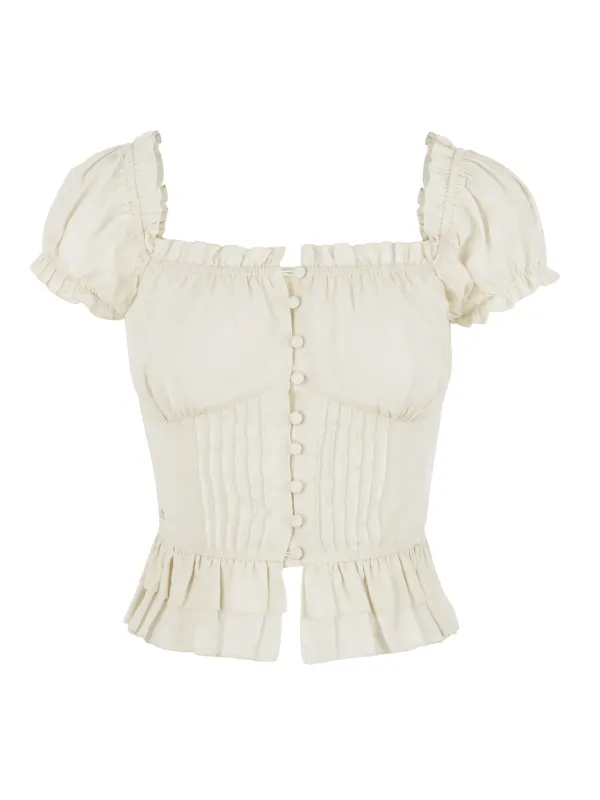 Jully Frill Button BL