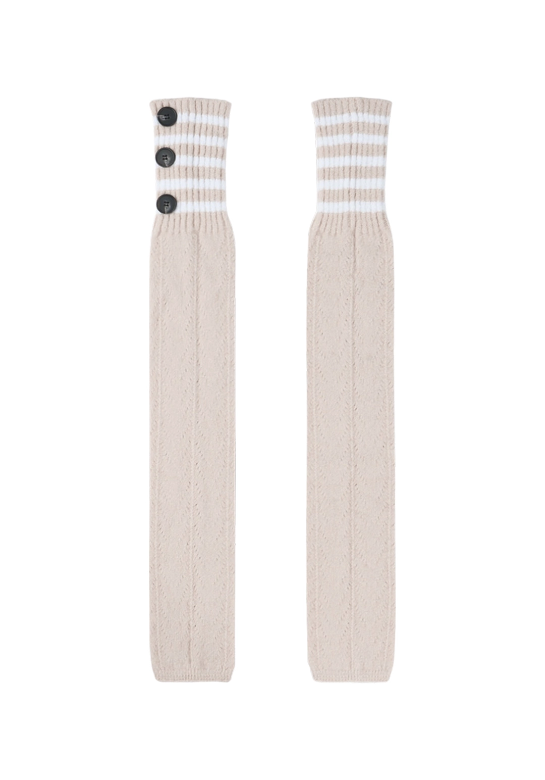 힐다 One-Side Button Leg Warmers [Oatmeal] 상품 이미지 1