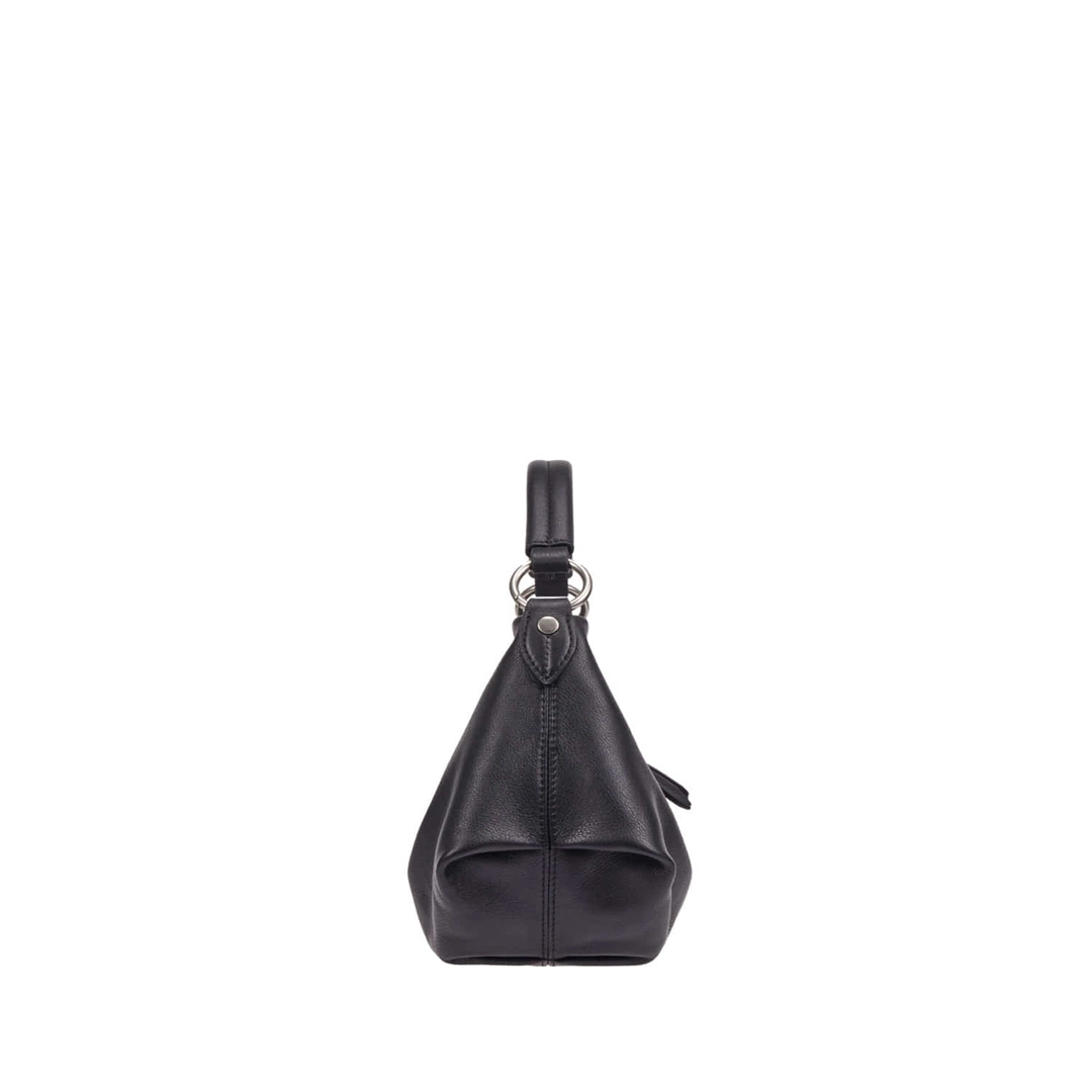 분크 Halfmoon Attache Shoulder S (하프문 아타쉬 숄더 스몰) Black 상품 이미지 3