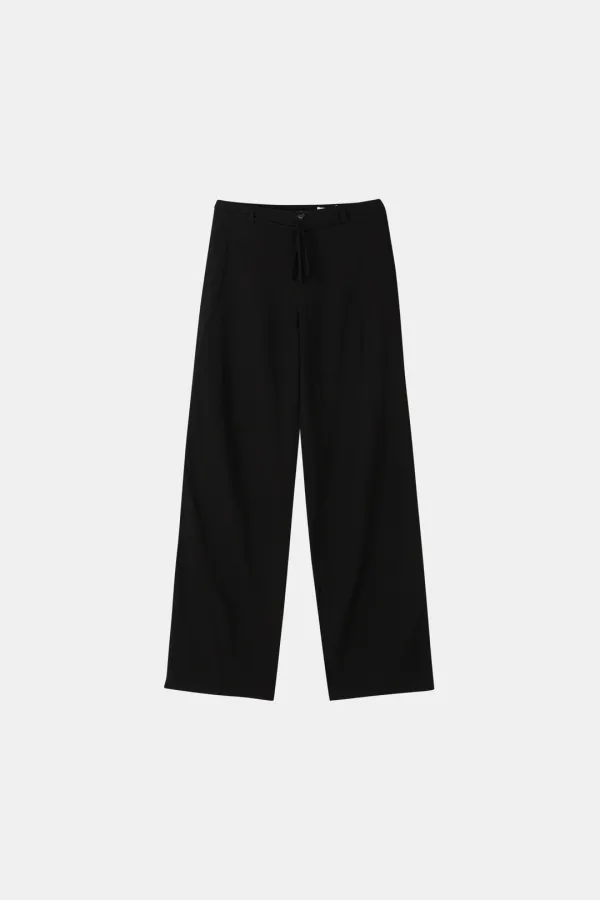 Half Banding Pants in Black