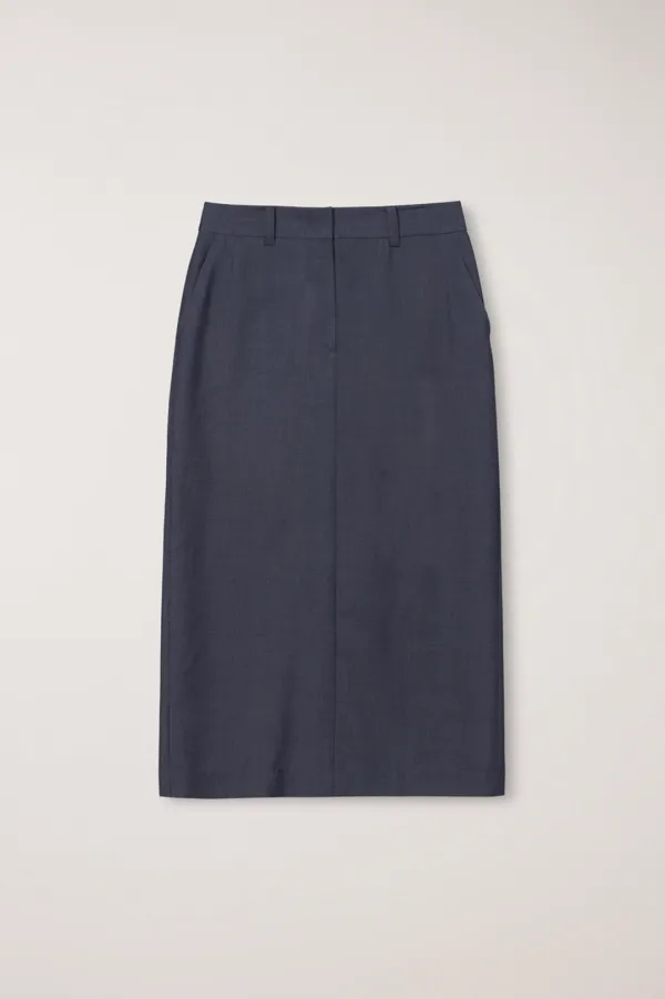 H-LINE LONG SKIRT DEEP GREY_UDSK6B233G2