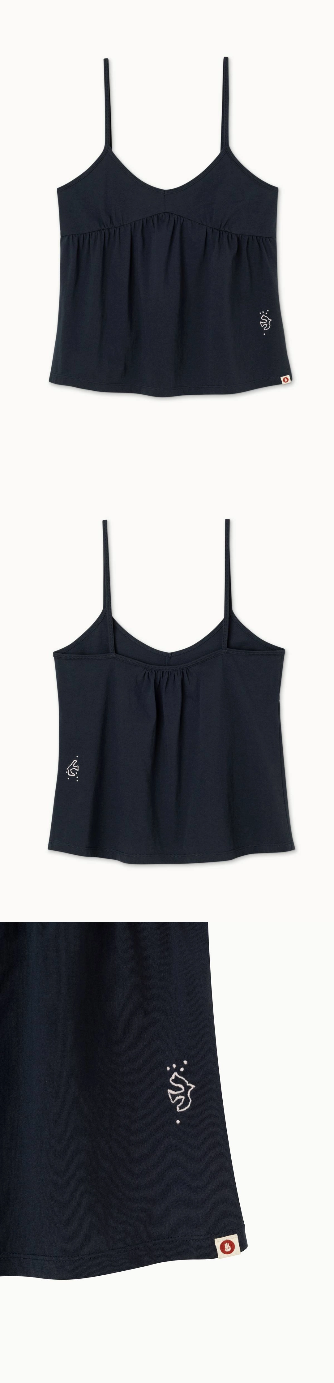 부디무드라 Kasih shirring top_Blueberry 상품 이미지 1
